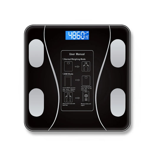 Smart Wireless Digital Bathroom Weight Scale, Body Composition Analyzer