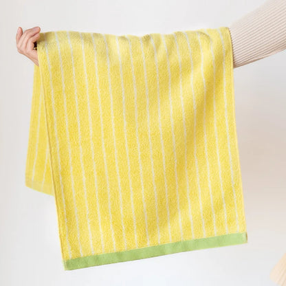Retro Striped Combed  Cotton Towel  Face Towel and  Bath towel