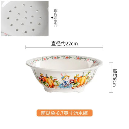 Creative Pumpkin Rabbit Pattern Tableware Garden Style Ceramic