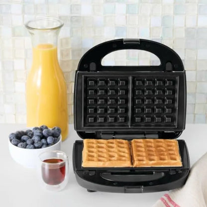 2 Slice Waffle  And Sandwich Maker Ceramic Nonstick  Removable Plates