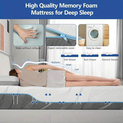 Queen Size Mattress,  Medium Firm - Extra Firm Flippable Mattress