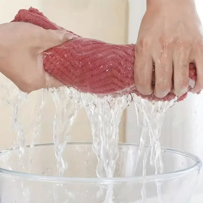 5pcs  Towels Set, Microfiber Soft Highly Absorbent, Quick Dry
