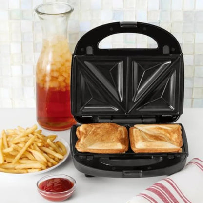 2 Slice Waffle  And Sandwich Maker Ceramic Nonstick  Removable Plates
