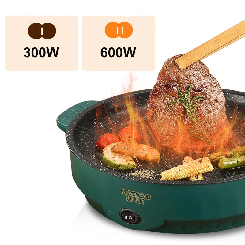 Electric MultiCooker Frying Pan  Pan Non-stick Coating