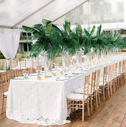 Wedding White Lace Tablecloth  Party Tablecloth