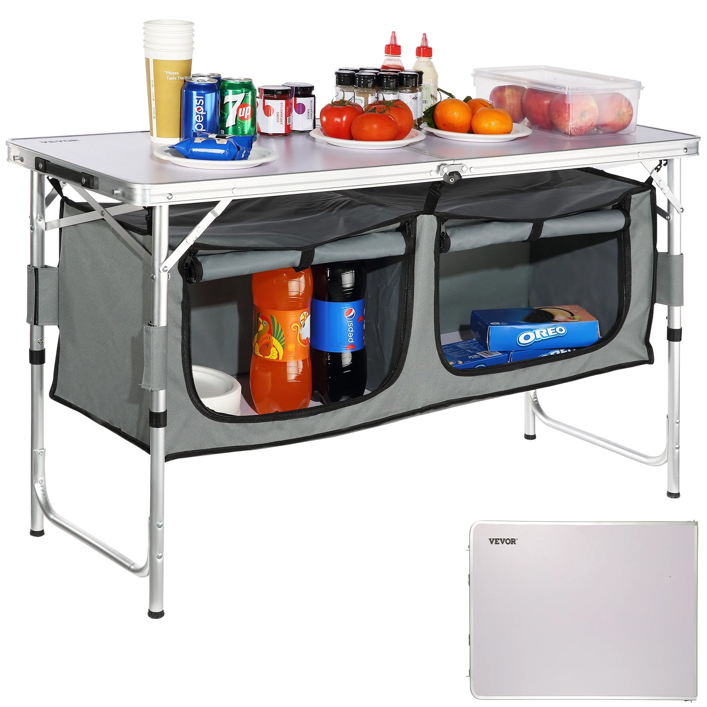 Camping Kitchen Table Quick set-up Picnics BBQ Camping RV Traveling