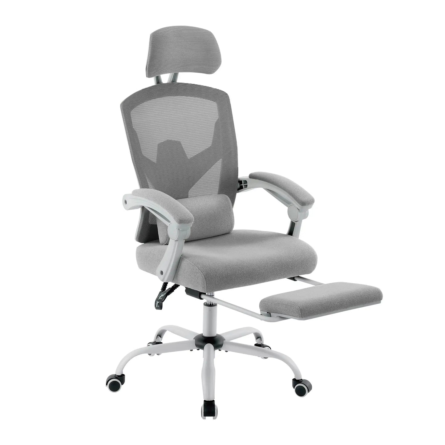 JHK Reclining High Back Rocking Gaming Chair Computer Desk Swivel Rolling