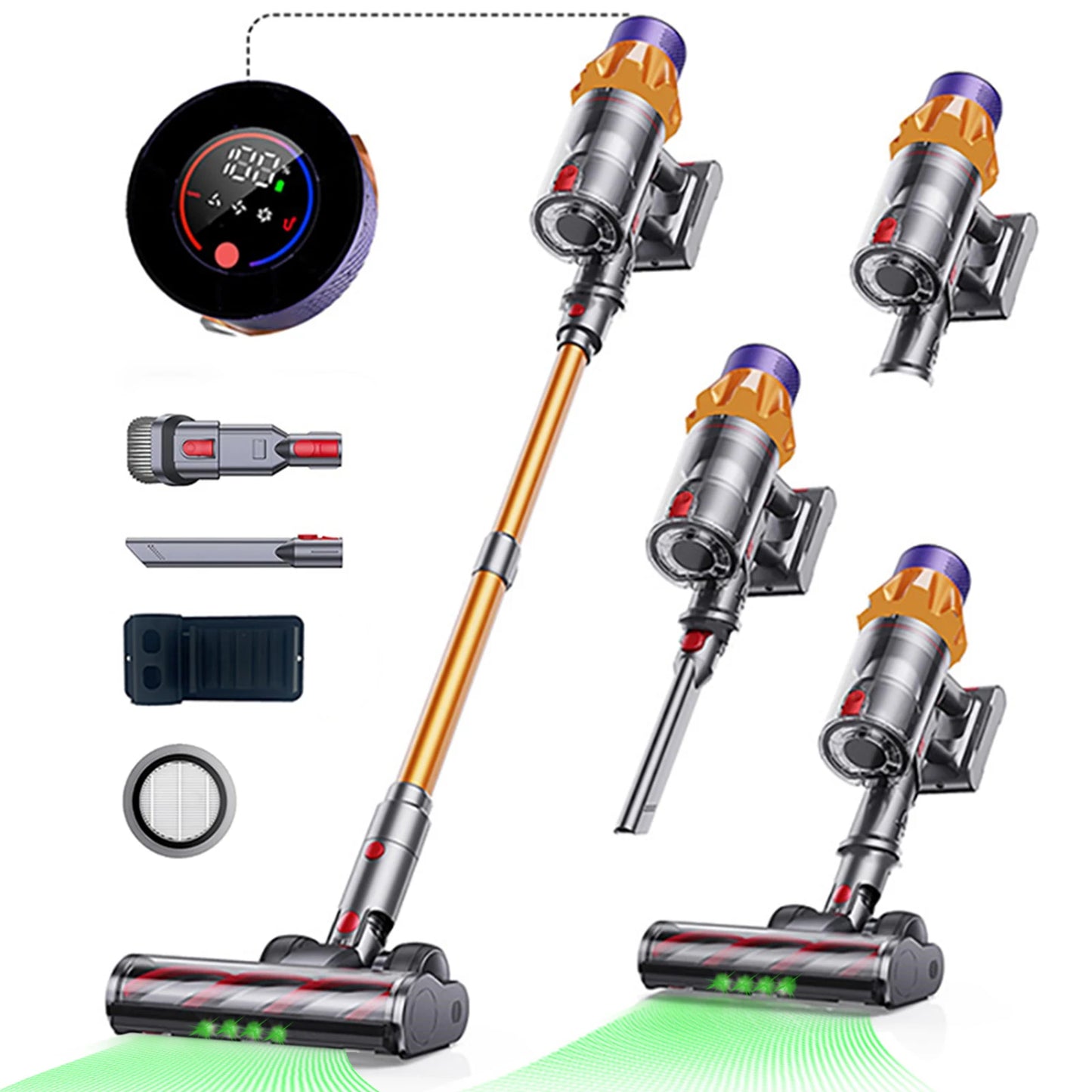 Blossom V18 Cordless Vacuum Cleaner 650W– Powerful Brushless Motor, Handheld Vacuum