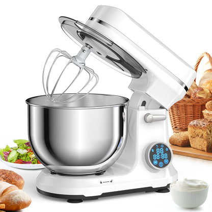 BioloMix Kitchen Stand Mixer,  Dough Hook, Whisk