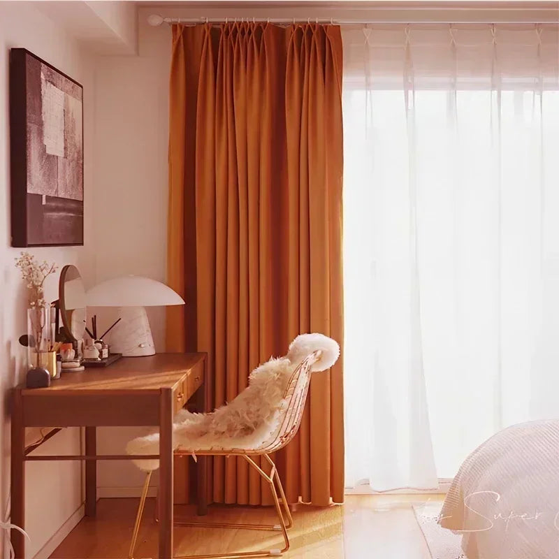 Curtains for Living Room  Bedroom   Velvet  Fabric  Custom Size