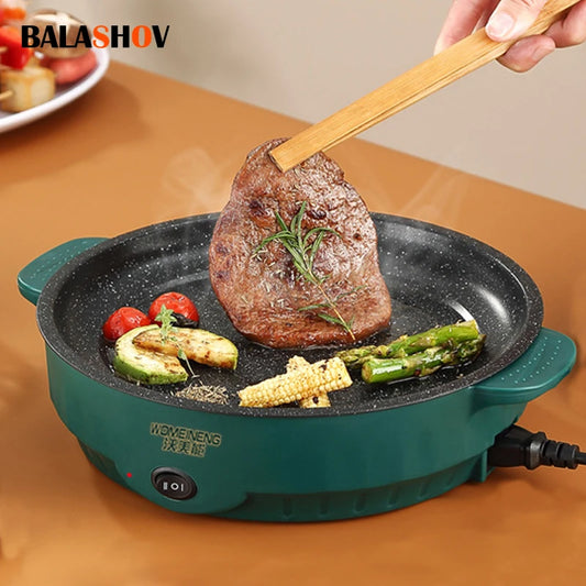 Electric MultiCooker Frying Pan  Pan Non-stick Coating