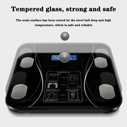 Smart Wireless Digital Bathroom Weight Scale, Body Composition Analyzer