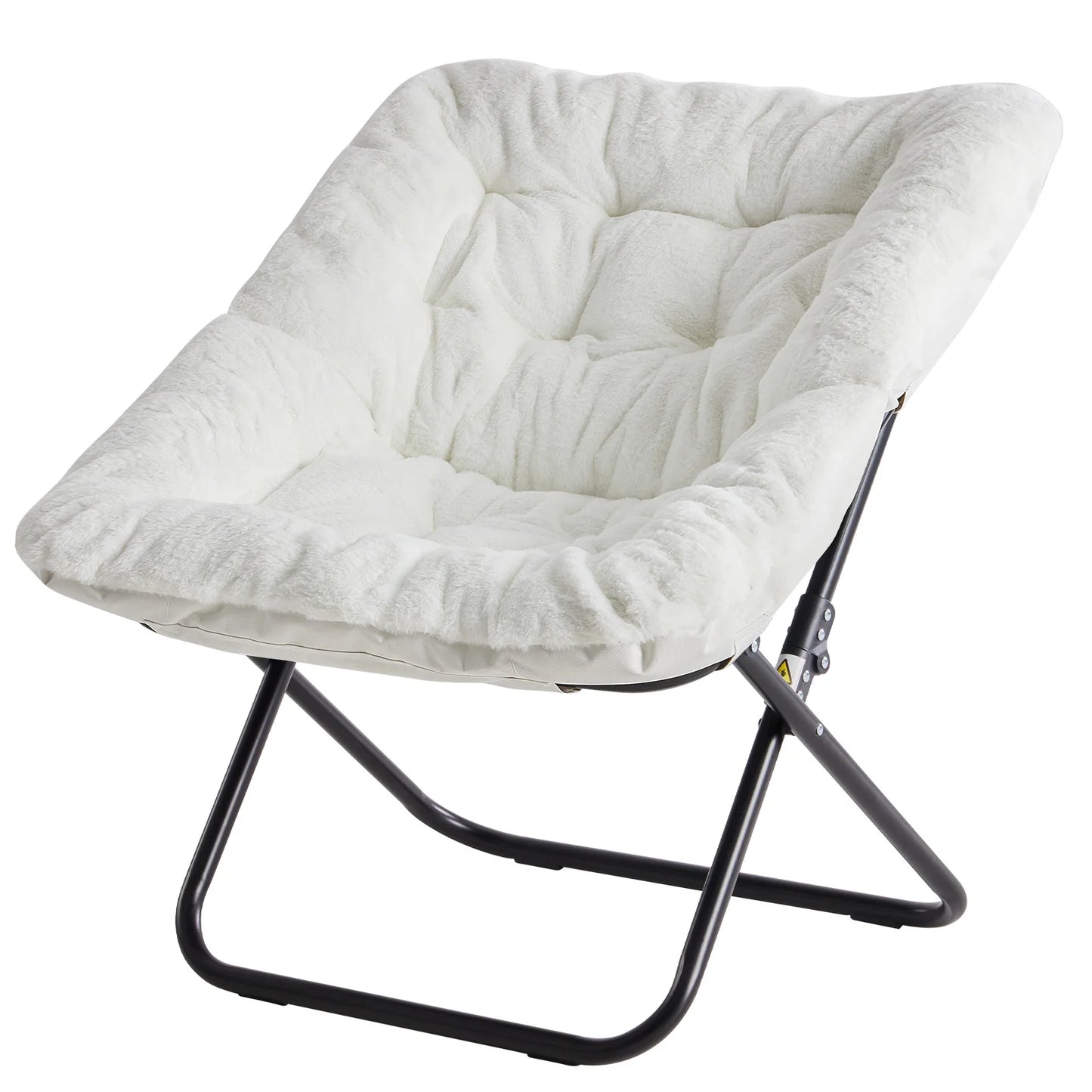 JHK 28IN  Saucer Chairs Soft Faux Fur Large Size