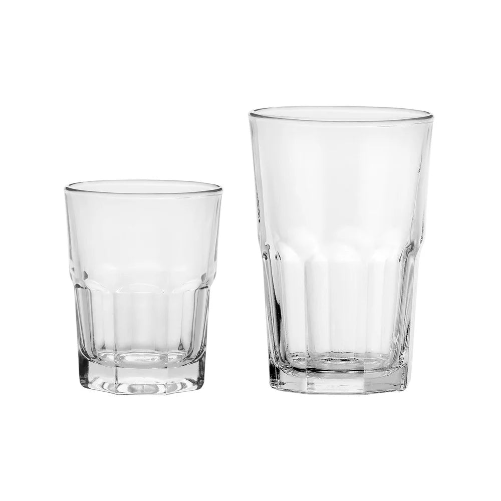 Clear 12 Piece Drinkware Set Glasses