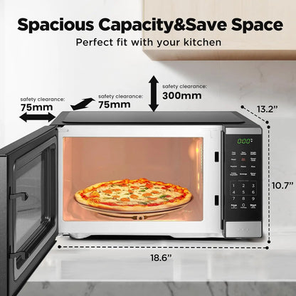 BLACK+DECKER Countertop Microwave Oven 0.9 Cu Ft - 6k, 10 Power Levels