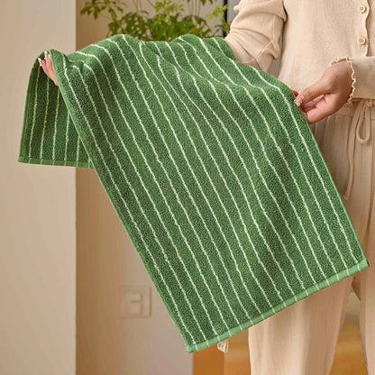 Retro Striped Combed  Cotton Towel  Face Towel and  Bath towel