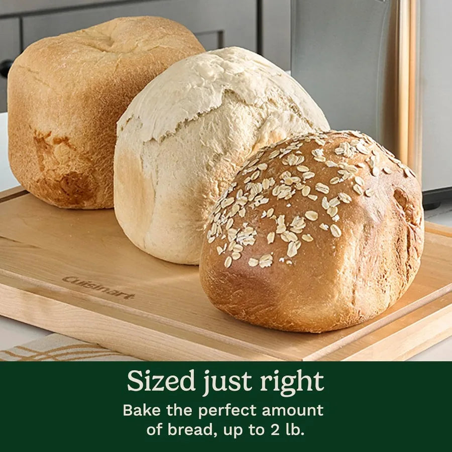 Bread Maker Stainless Steel Convection with 16 Menu Options