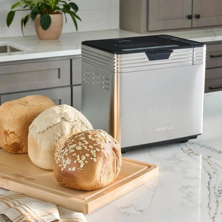 Bread Maker Stainless Steel Convection with 16 Menu Options
