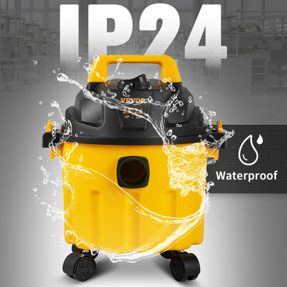 Wet Dry Vac 2.6 Gallon in 1Portable Shop Vacuum Attachment Storage