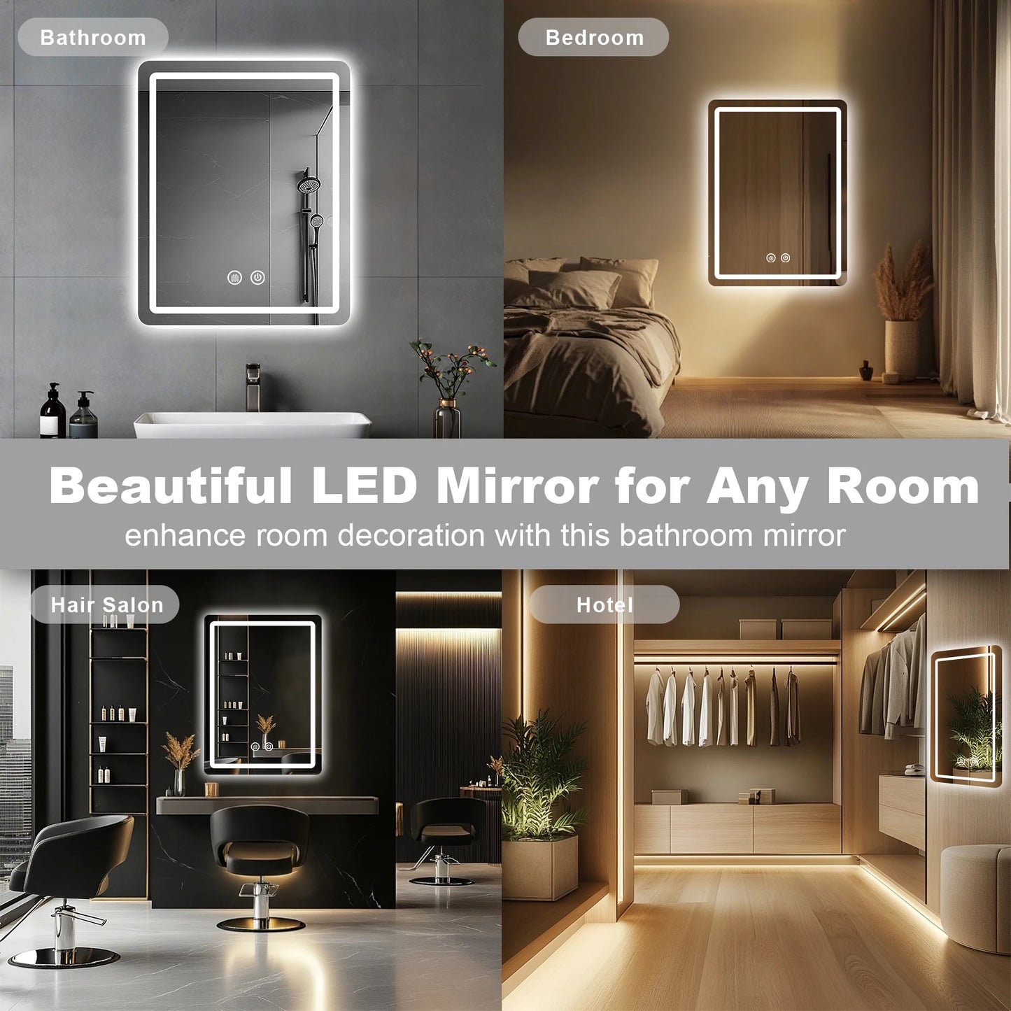 20x28 inch LED Bathroom Mirror Vanity Mirrors