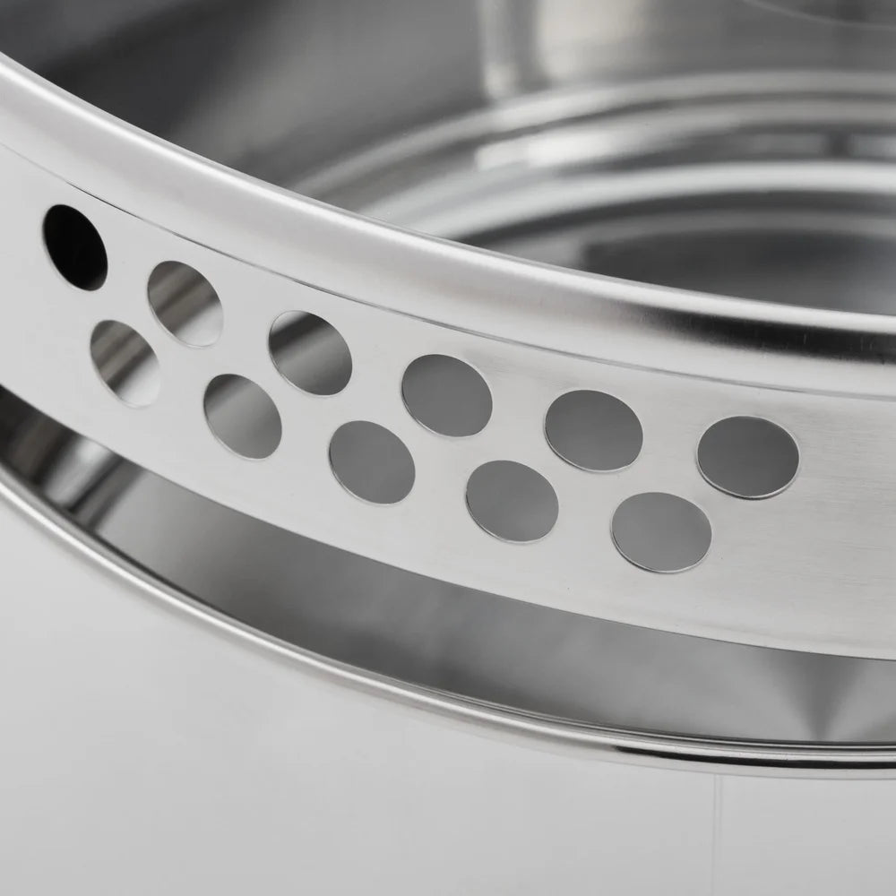 Oven Safe Stainless Steel Saucepan with Straining Lid 1qt Dishwasher