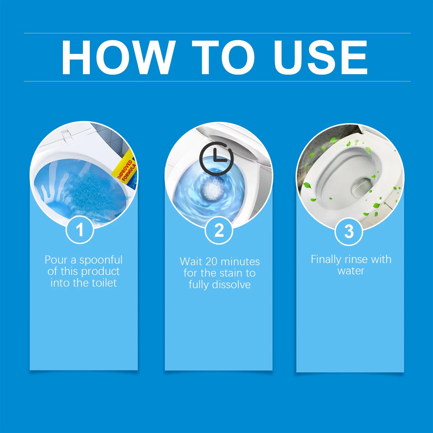 Foam Toilet Cleaner, Decontamination Cleaner, Household Deodorant,