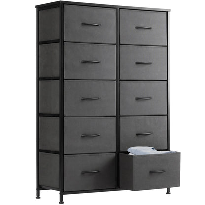 JHK   Chest of  Drawers Wardrobe Steel Frame