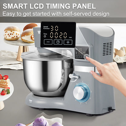 Stand Mixer   LCD  Timing 5.8 Qt Stainless Steel Bowl