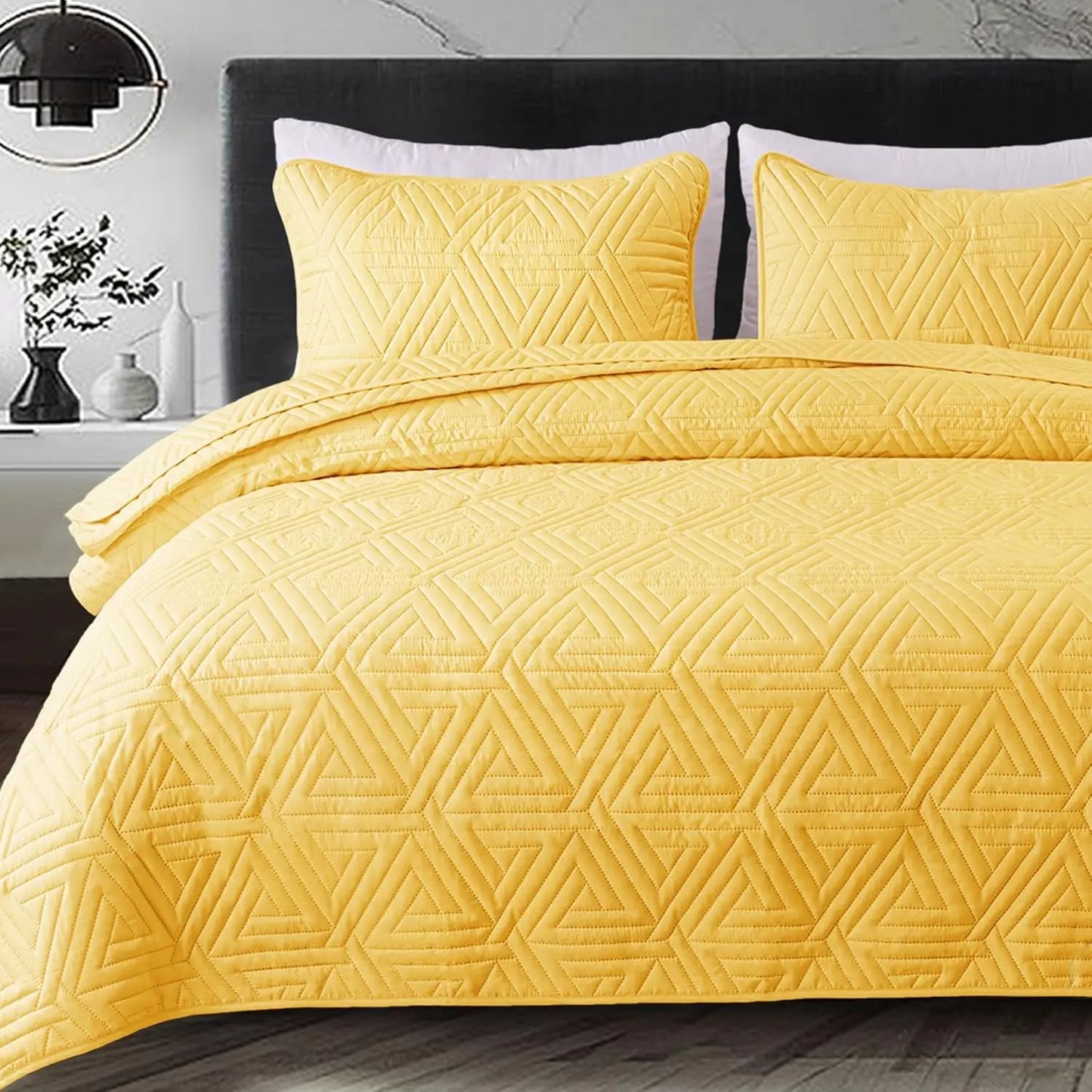 Height
5.00
unit
Organization
:California King Quilt Set, 3-Piece l Bedspread with Pillow Shams,