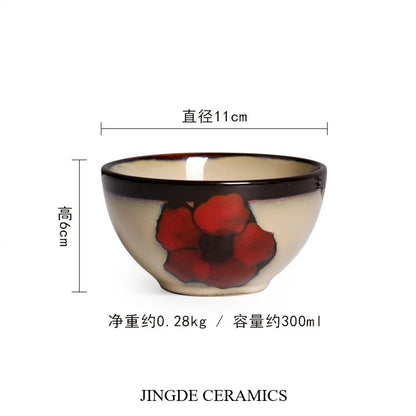 1pc Ceramic Tableware   Vegetable Dish Utensils  Dining Plate