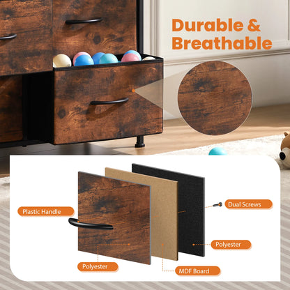 JHK   Chest of  Drawers Wardrobe Steel Frame