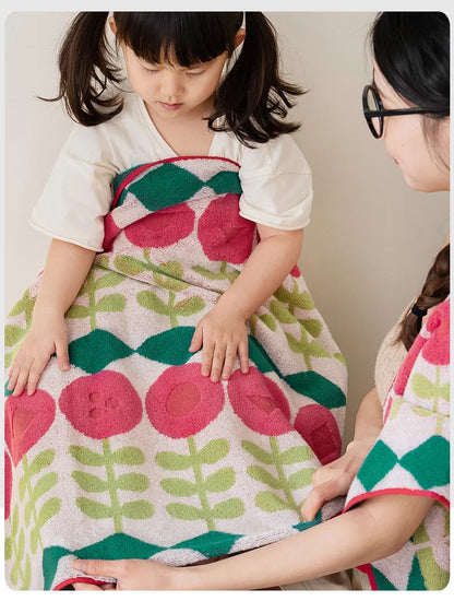 Retro Striped Combed  Cotton Towel  Face Towel and  Bath towel