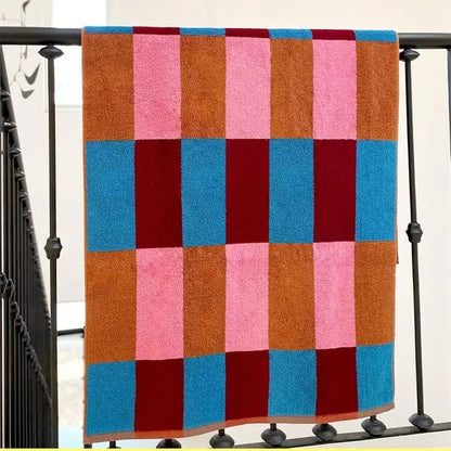 Retro Striped Combed  Cotton Towel  Face Towel and  Bath towel