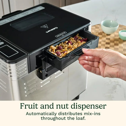 Bread Maker Stainless Steel Convection with 16 Menu Options