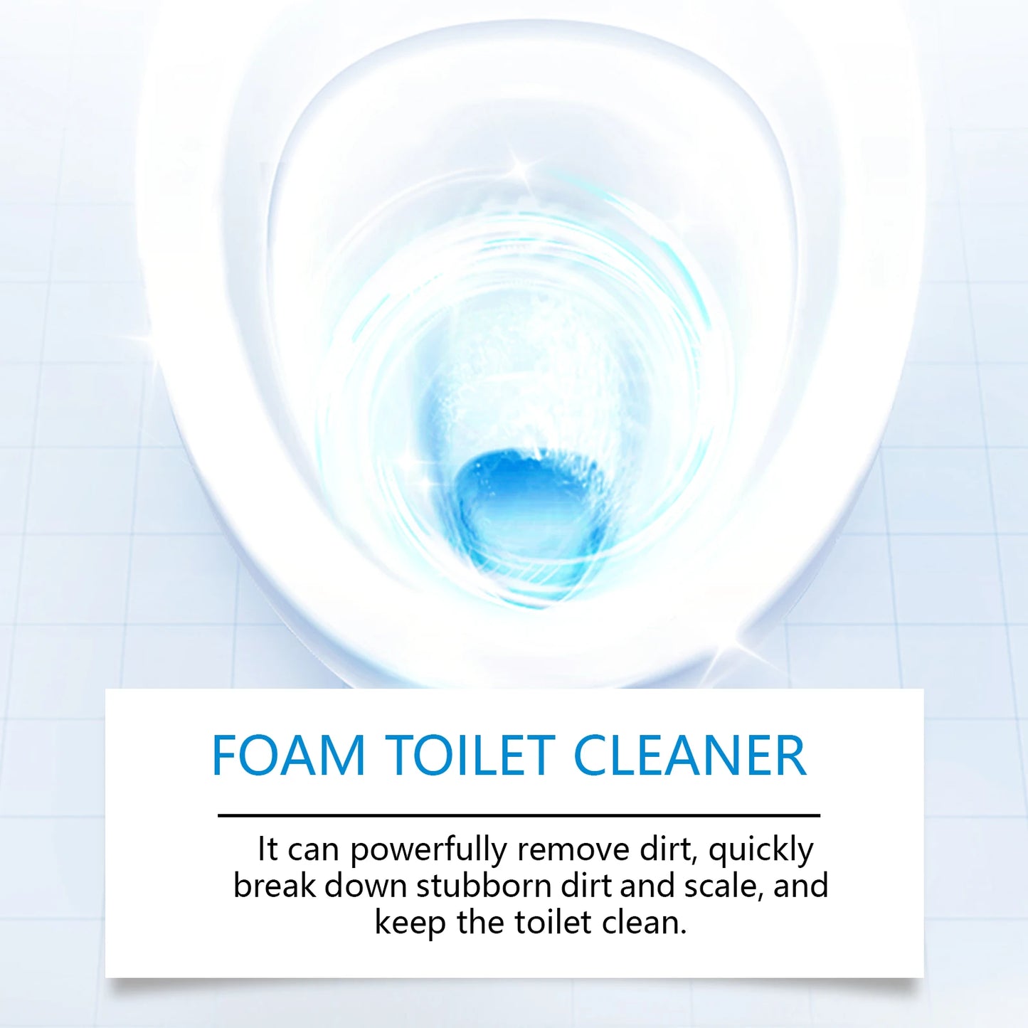 Foam Toilet Cleaner, Decontamination Cleaner, Household Deodorant,