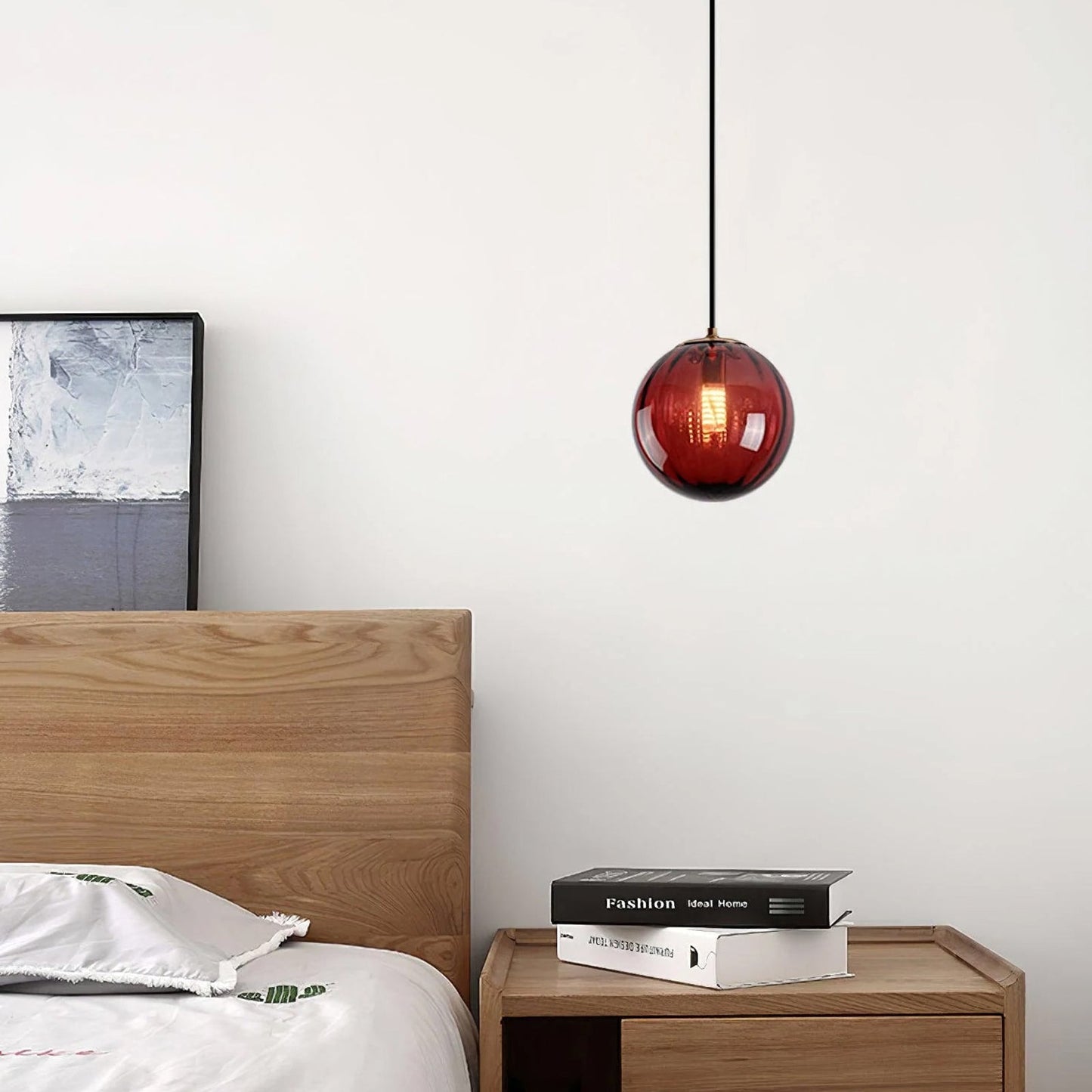 Spherical lampshade Pendant Light