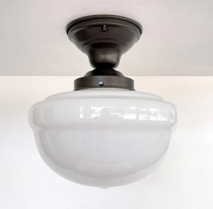 Antique Acorn CEILING Schoolhouse LIGHT Fixture