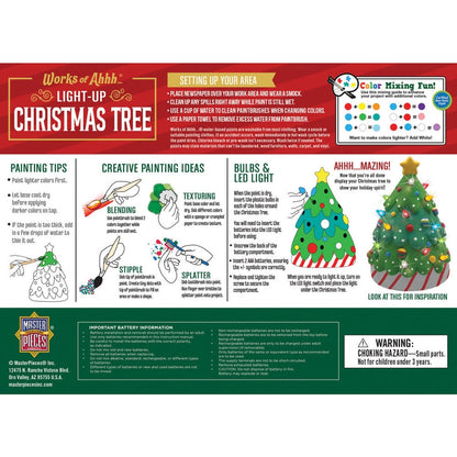 Light-Up Christmas Tree - 6" Plaster Paint Kit
