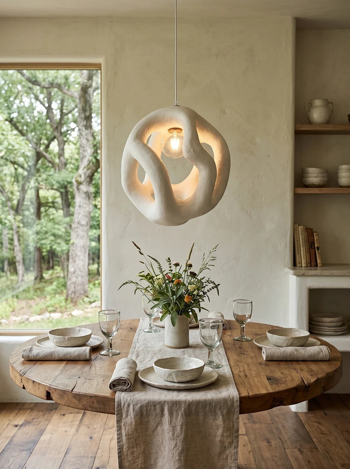 Round Hollow Pendant Lamp