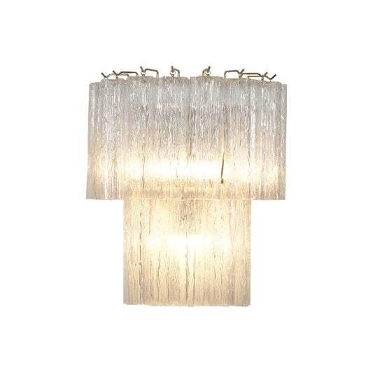 Star Shaped Transparent Glass Wall Lamp