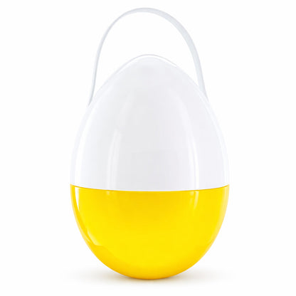 Giant Jumbo Large Size White and Yellow Chick Plastic Easter Egg 10 Inches
